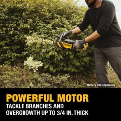 DEWALT 20V MAX 22 in. Cordless Battery Powered Hedge Trimmer (Tool Only) DCHT821B