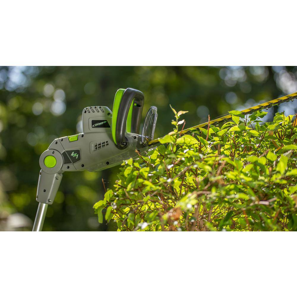 Earthwise 2 in 1, 18 in. 4.5 Amp Electric Multi-Tool Pole/Hedge Trimmer CVPH43018