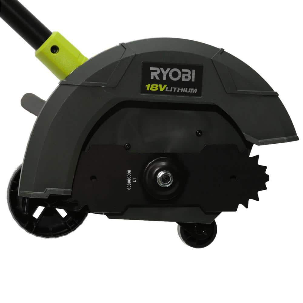 RYOBI ONE+ 18V Cordless Battery Edger with Extra Edger Blade, 2.0 Ah Battery and Charger P2310-AC04215