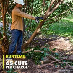 RYOBI ONE+ HP 18V Brushless 8 in. Battery Compact Pruning Mini Chainsaw (Tool Only) PSBCW01B