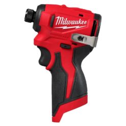 Milwaukee M12 12V Lithium-Ion Subcompact Brushless Cordless 1/4 in. Hex Impact Driver (Tool-Only) 3450-20