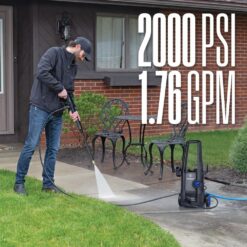 Westinghouse 2000 PSI 1.76 GPM Cold Water Electric Powered Pressure Washer with Anti-Tipping Technology and 2 Quick Connect Tips ePX3030