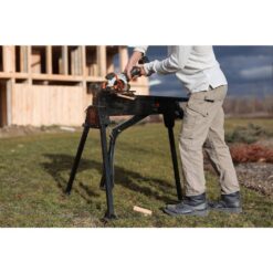 WEN 41 in. W x 35 in. H 600 lbs. Capacity Portable Clamping Sawhorse and Work Bench WA601