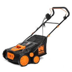 WEN 15 in. 13 Amp 2-in-1 Electric Dethatcher and Scarifier with Collection Bag DT1315