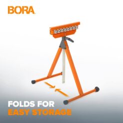 BORA 27 in. to 43-3/4 in. Tri-Function Pedestal Roller Stand (2-Pack) PM-5093T