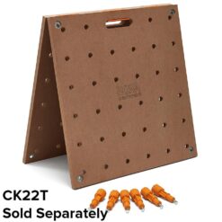 BORA 30 in. x 48 in. x 72 in. Steel Centipede Work Support Sawhorse with Accessories CK12S
