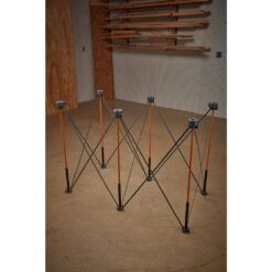 BORA 24 in. x 48 in. x 36 in. H Tall Steel Centipede Work Support Sawhorse CT6
