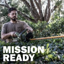 Green Machine 62-Volt Cordless 25 in. Hedge Trimmer (Tool-Only) GMHT6200-TO