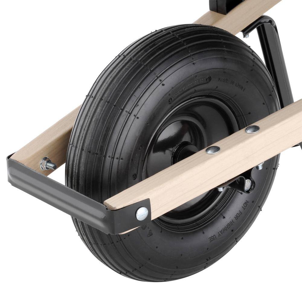 True Temper 6 cu. ft. Steel Wheelbarrow S6BUT25