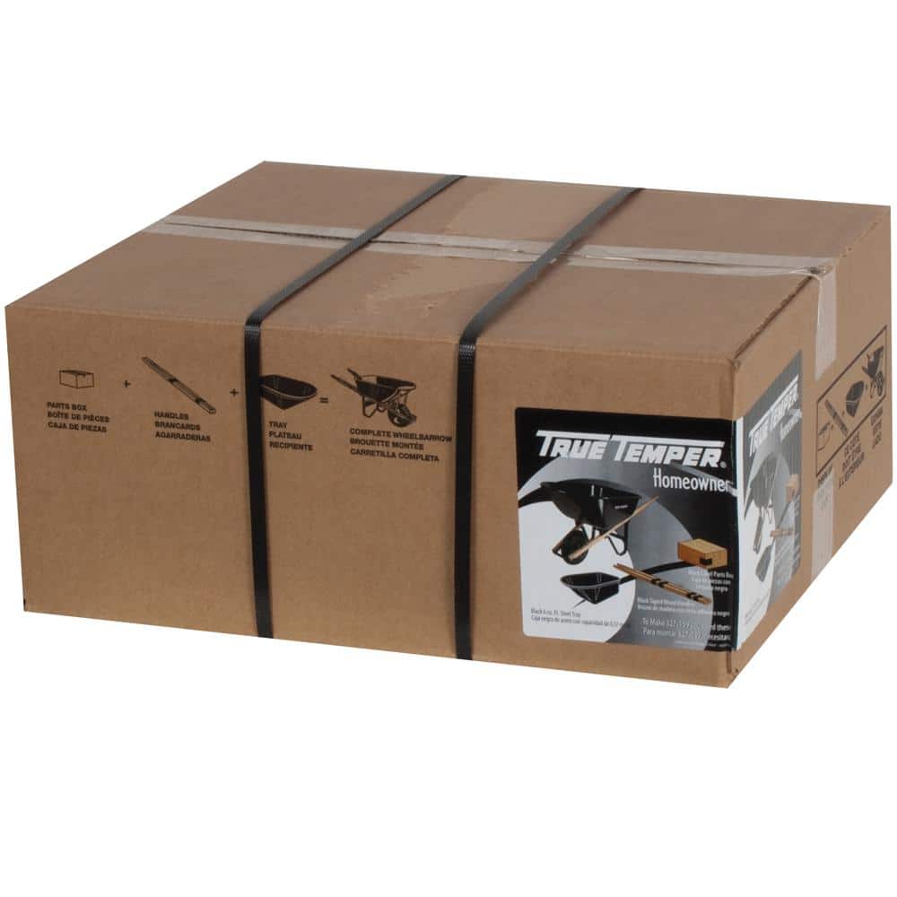 True Temper 6 cu. ft. Steel Wheelbarrow S6BUT25