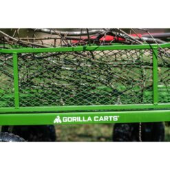 GORILLA CARTS 4 cu. ft., 900 lbs. Heavy-Duty Steel Utility Garden Cart, 4 cu. ft., 10 in. Pneumatic Tires, 2-in-1 Pull or Tow Handle GCG-9004T