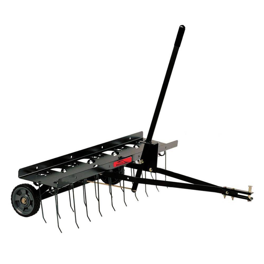 Brinly-Hardy 40 in. Tow-Behind Dethatcher for Lawn Tractors and Zero-Turn Mowers DT-40BH