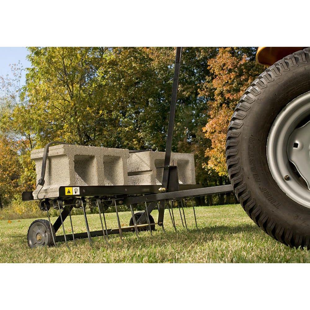Brinly-Hardy 40 in. Tow-Behind Dethatcher for Lawn Tractors and Zero-Turn Mowers DT-40BH