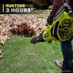 RYOBI 40V HP Brushless 190 MPH 730 CFM Cordless Battery Jet Fan Leaf Blower (Tool Only) RY404010BTL