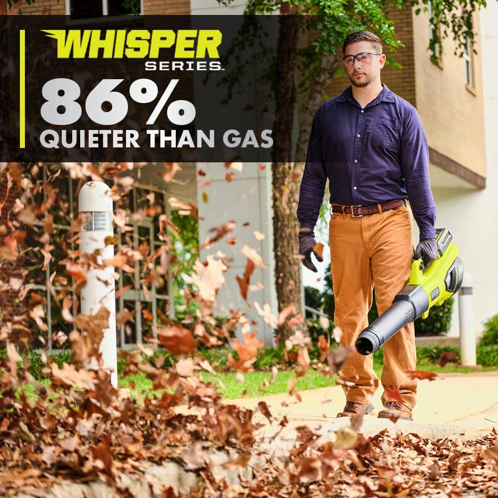 RYOBI 40V HP Brushless 190 MPH 730 CFM Cordless Battery Jet Fan Leaf Blower (Tool Only) RY404010BTL