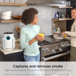 Shark NeverChange Air Purifier Compact Pro, Long-Lasting HEPA-Exceeding Filtration, HP072