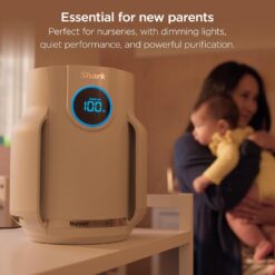 Shark NeverChange Air Purifier Compact Pro, Long-Lasting HEPA-Exceeding Filtration, HP072