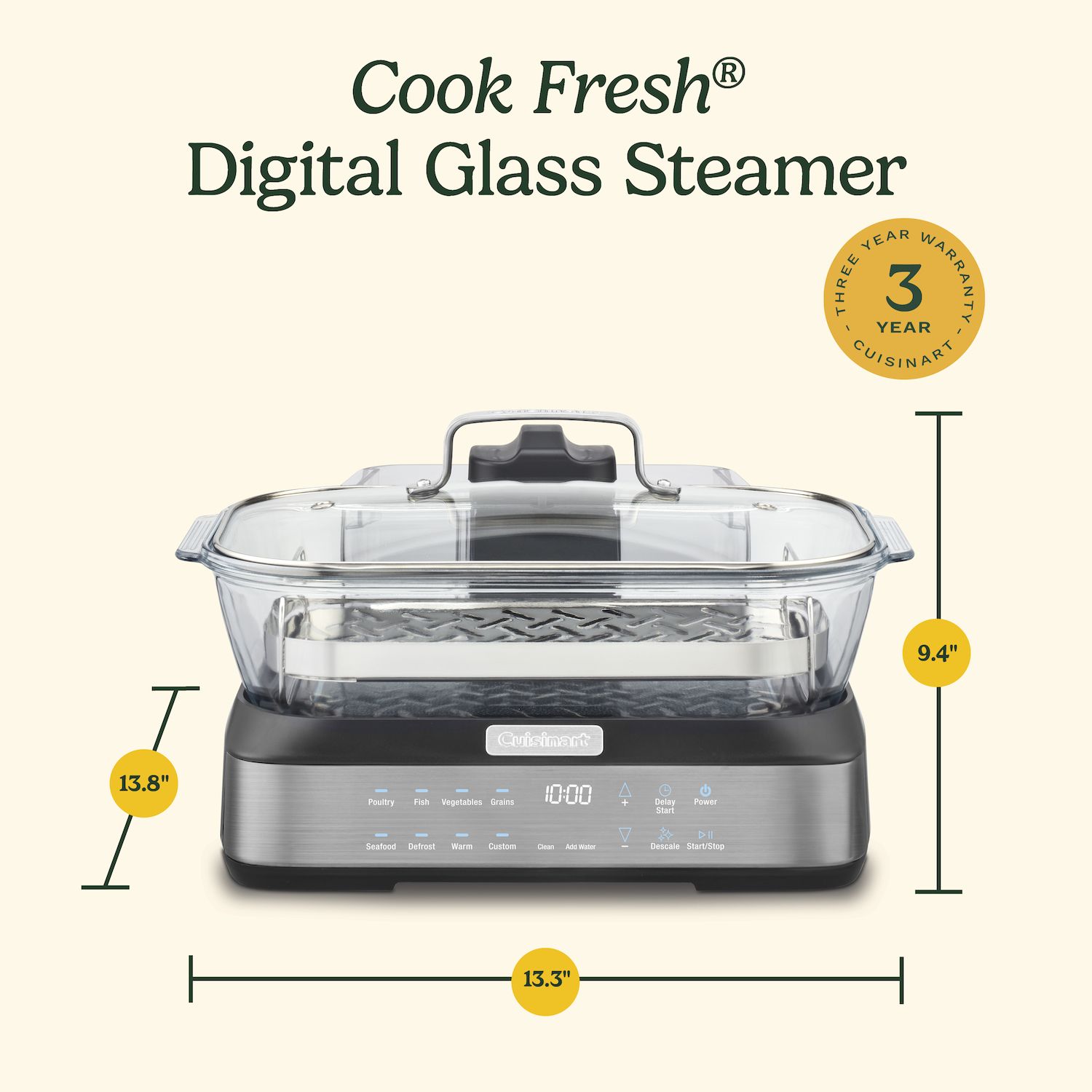 Cuisinart CookFresh Digital Glass Steamer