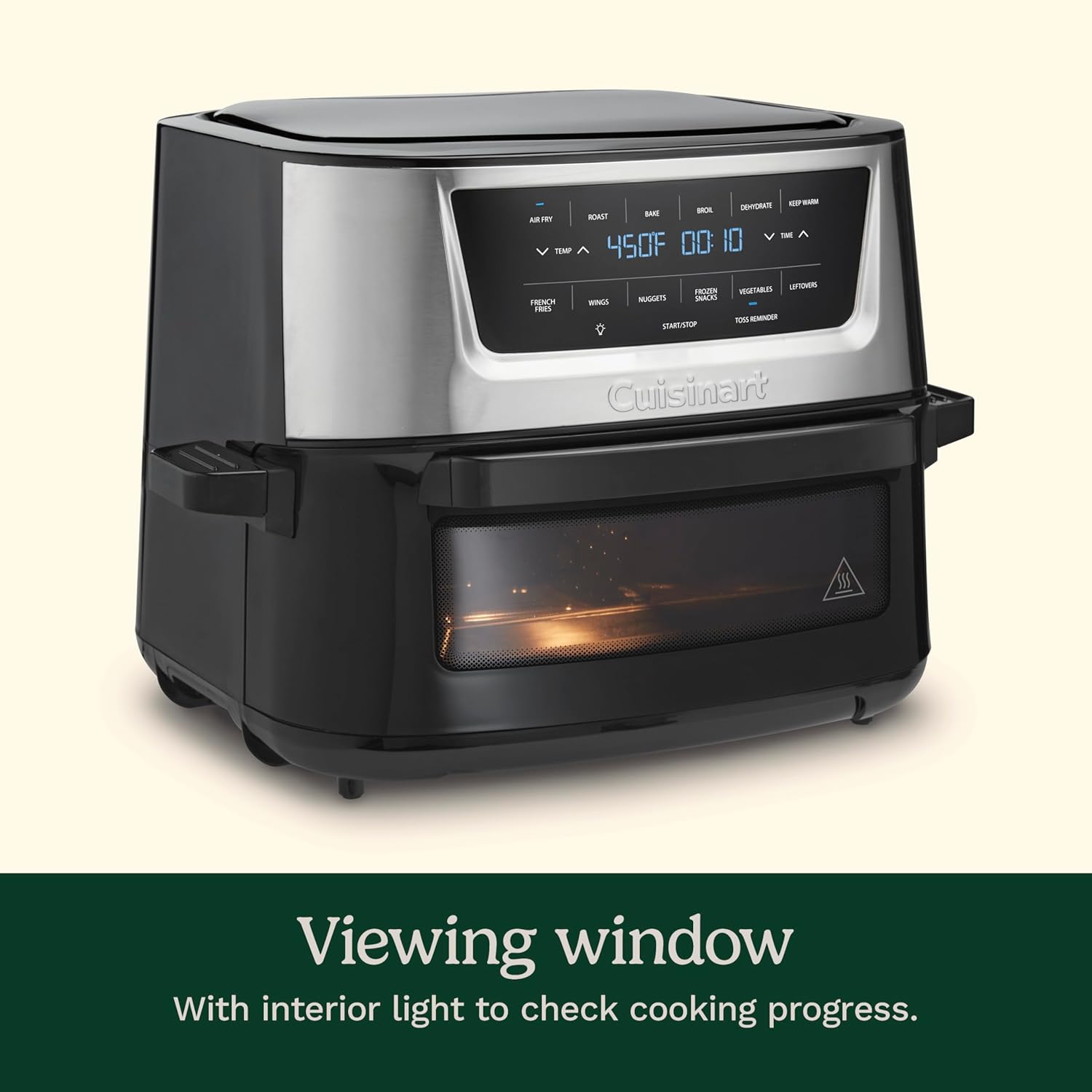 Cuisinart Air Fryer Oven – 9-Qt Basket Stainless Steel Air Fryer – AIR-220