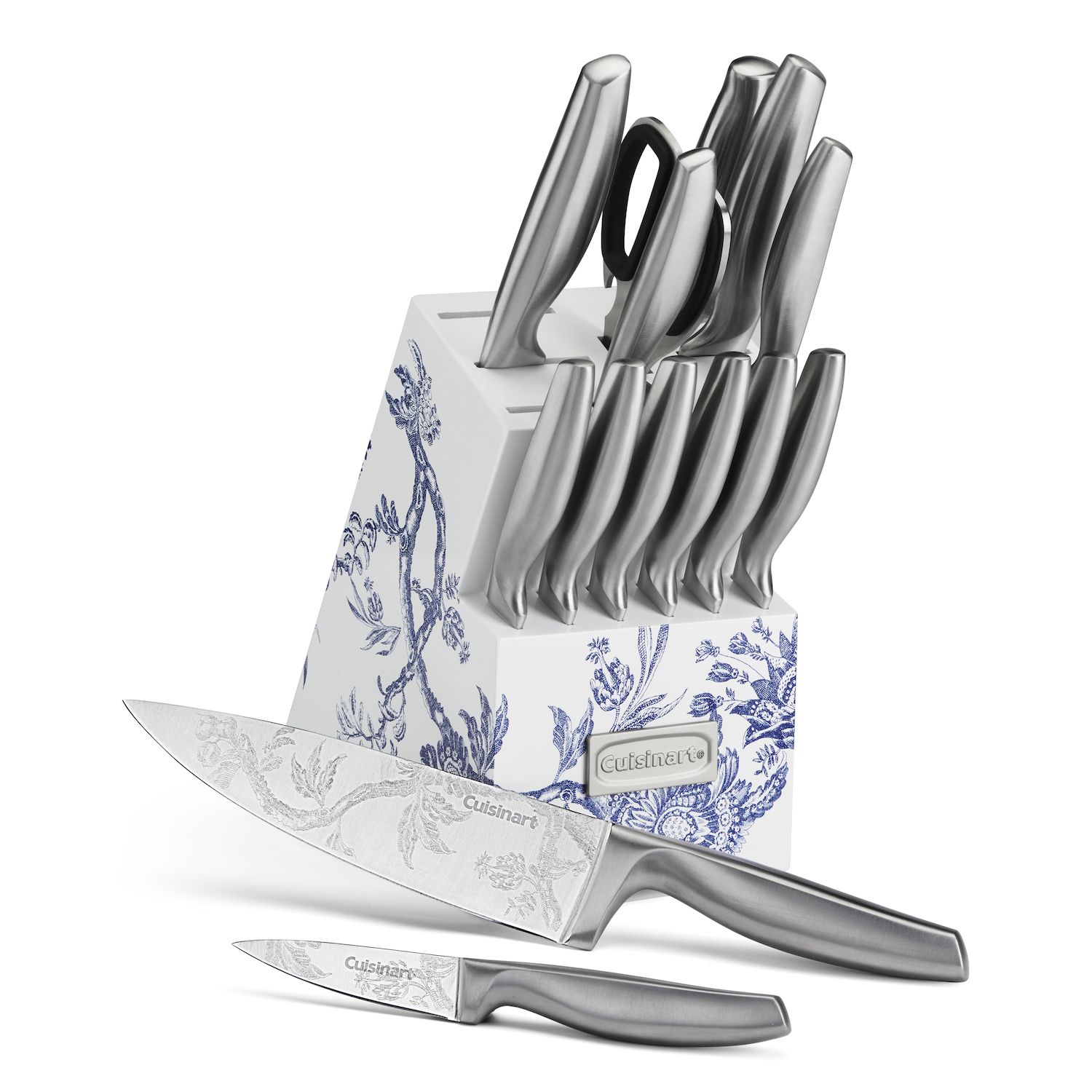 Cuisinart Caskata 15-Piece German Stainless Steel Cutlery Block Set