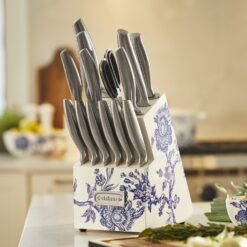 Cuisinart Caskata 15-Piece German Stainless Steel Cutlery Block Set