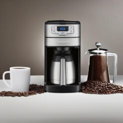 Cuisinart 10 Cup Coffee Maker with Grinder, Automatic Grind & Brew, Black/Silver