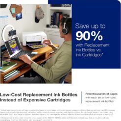 Epson EcoTank ET-2800 Wireless Color All-in-One Cartridge-Free Supertank Printer with Scan and Copy - White, Medium