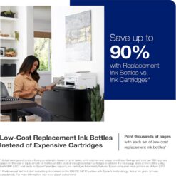 Epson EcoTank ET-4800 Wireless All-in-One Cartridge-Free Supertank Printer with Scanner, Copier, Fax, ADF and Ethernet – Ideal-for Your Home Office, White