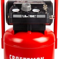 Craftsman Air Compressor, 10 Gallon Peak 1.8 Horsepower Oil-free Compressor, Max 150 PSI, Vertical Compressor Air Tools, Model: CMXECXA0331042
