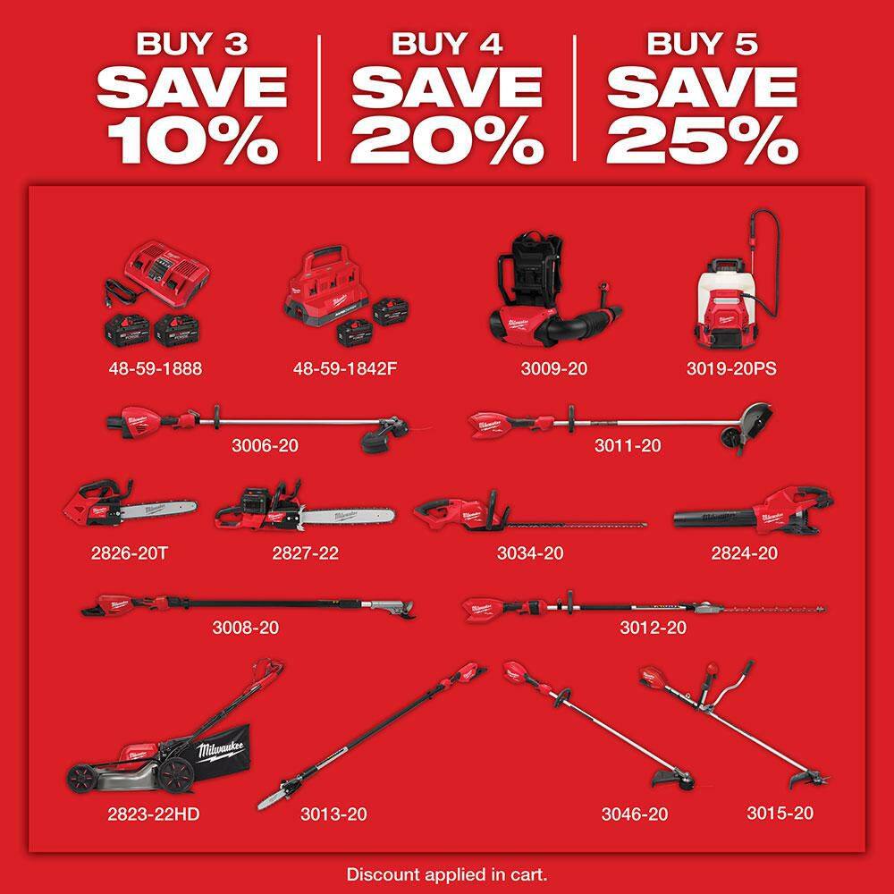 Milwaukee M18 Brushless 18-Volt Lithium-Ion Cordless Telescoping Pole Pruning Shears Saw (Tool-Only) 3008-20