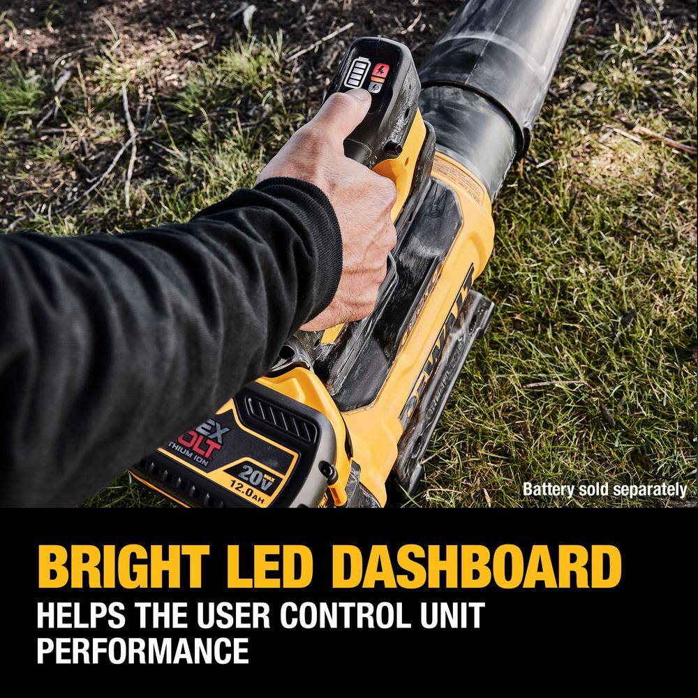DEWALT FLEXVOLT 60V MAX 160 MPH 760 CFM Brushless Cordless Battery Powered Blower (Tool-Only) DCBL777B