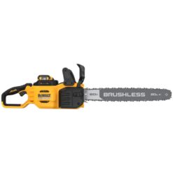 DEWALT FLEXVOLT 60V MAX 20 in. Brushless Electric Cordless Chainsaw Kit and Carry Case with (1) FLEXVOLT 5 Ah Battery & Charger DCCS677Z1
