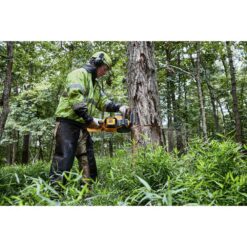 DEWALT FLEXVOLT 60V MAX 20 in. Brushless Electric Cordless Chainsaw Kit and Carry Case with (1) FLEXVOLT 5 Ah Battery & Charger DCCS677Z1
