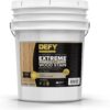 DEFY Extreme Crystal Clear Outdoor Wood Stain and Sealer in One – Clear Waterproof Sealant for Wood Decks, Fences, & Siding, 5 Gal, Made in USA