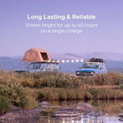 BioLite Solar String Rechargeable, Solar String Lights for Camping, Patio, and Travel, 44-Foot, Warm White