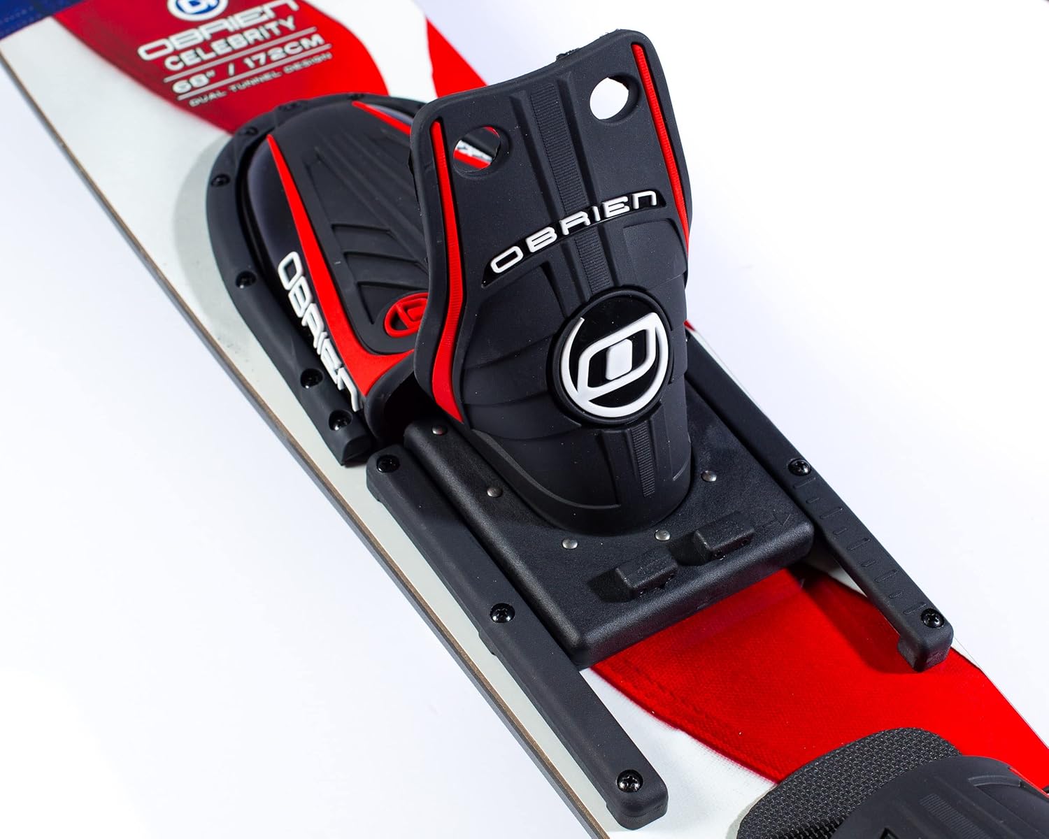 O'Brien Celebrity 68" Combo Waterskis – Versatile Water Skis for All Skill Levels with Adjustable X-7 Bindings & Durable Construction
