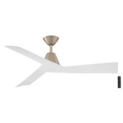 Home Decorators Collection Easton 52 in. Indoor/Outdoor Brushed Gold with Matte White Blades Ceiling Fan