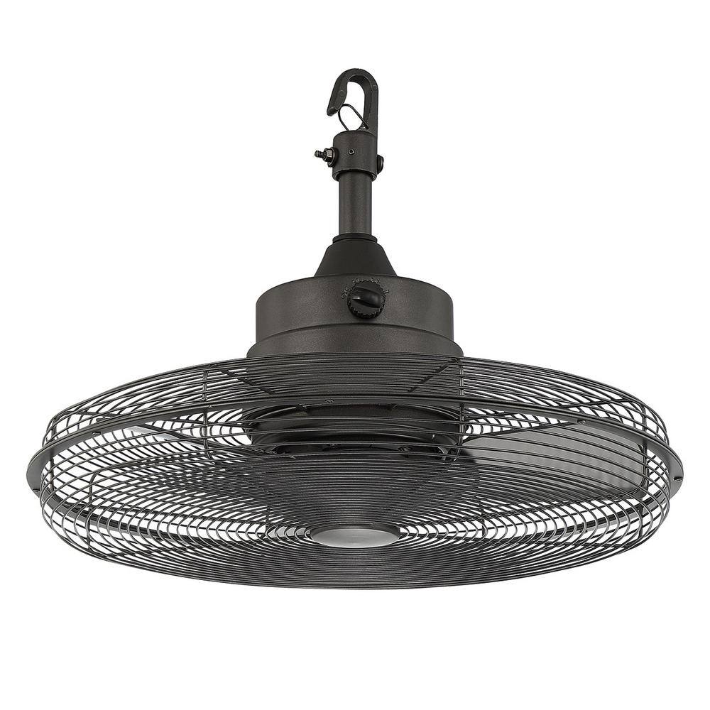 Home Decorators Collection Calthorpe 20 in. Indoor/Outdoor Wet Rated Portable Natural Iron Ceiling Fan YG682-NI