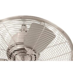 Home Decorators Collection Calthorpe 20 in. Indoor/Outdoor Wet Rated Portable Brushed Nickel Ceiling Fan YG682-BN