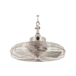 Home Decorators Collection Calthorpe 20 in. Indoor/Outdoor Wet Rated Portable Brushed Nickel Ceiling Fan YG682-BN