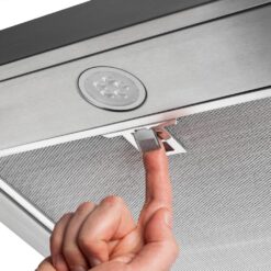 Vissani Caprelo 30 in. 320 CFM Convertible Under Cabinet Range Hood in Stainless Steel with LED Lighting and Charcoal Filter QR254S