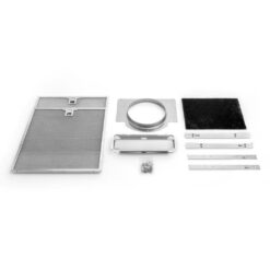 Vissani Caprelo 30 in. 320 CFM Convertible Under Cabinet Range Hood in Stainless Steel with LED Lighting and Charcoal Filter QR254S