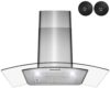 Golden Vantage 30 in. Convertible Wall Mount Range Hood with LEDs, Push Control and Carbon Filters in Stainless Steel RH0454