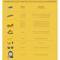 HOME-FLEX 1/2 in. x 75 ft. CSST Corrugated Stainless Steel Tubing 11-00575