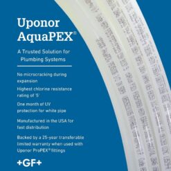 Uponor AquaPEX 3/4 in. x 100 ft. White PEX-A Expansion Pipe F1040750R