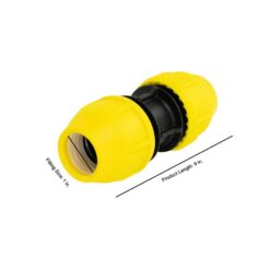 HOME-FLEX Underground 1in IPS New Install Kit (1)1in x 100 ft. Pipe (2)1in Couplers (2)1in Meter Risers, Gas Line Detection
