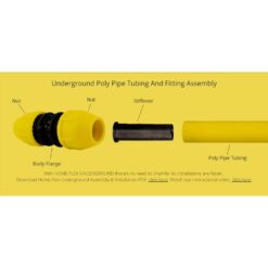 HOME-FLEX 1-1/2 in. IPS Poly DR 11 to 1-1/2 in. MIP Underground Meter Riser Bent 18-440-015