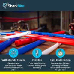 SharkBite 3/4 in. x 500 ft. Coil Blue PEX-B Pipe U870B500