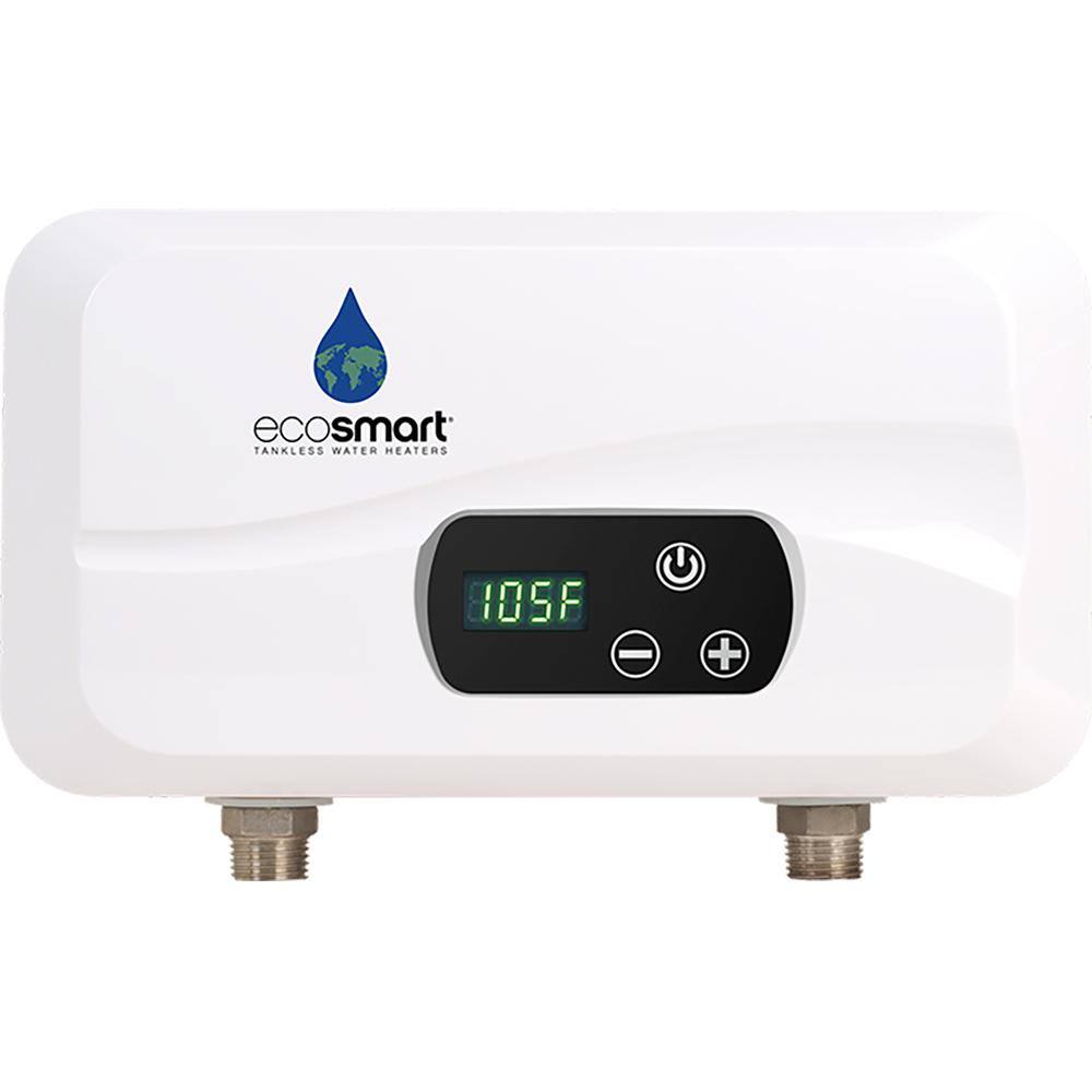 EcoSmart POU 4T Point-of-Use Temperature Controlled Tankless Electric Water Heater 3.5 kW 120 V POU 4T