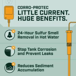 CORRO-PROTEC Powered Anode Rod For 10-39 Gal. Residential Water Heater